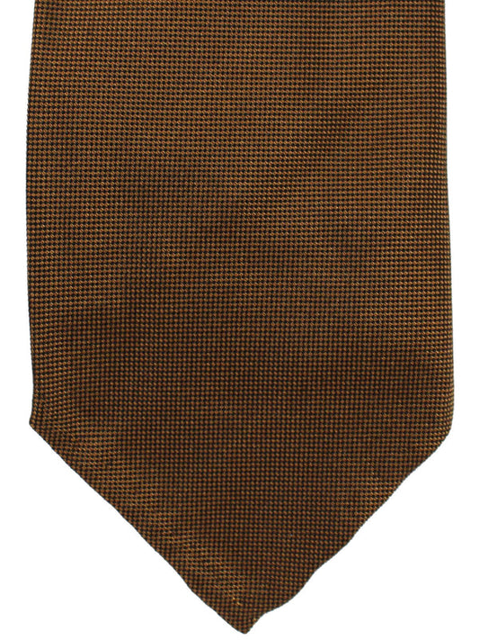 Luigi Borrelli Necktie - Unlined Brown Design SALE