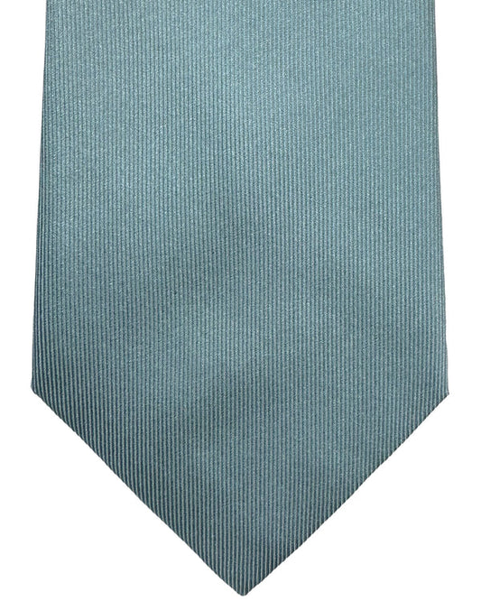 Luigi Borrelli Silk Tie Sky Blue Grosgrain SALE