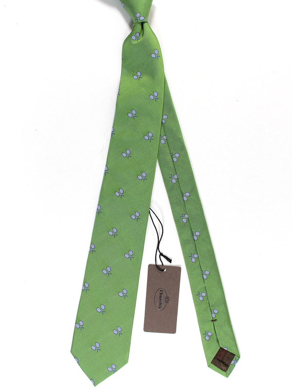 Church's Tie Green Tennis FINAL SALE