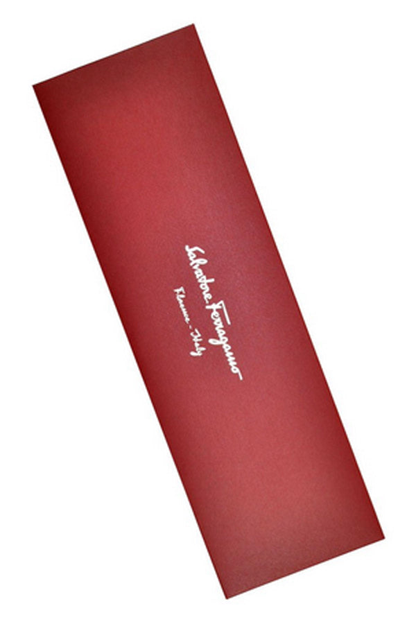 Salvatore Ferragamo Tie Red Sheep & Wool Yarn