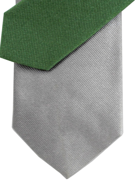 Gene Meyer Tie Unique Green Gray Design FINAL SALE