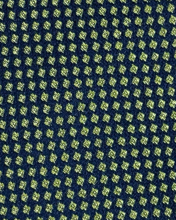 Kiton Tie Midnight Blue Green - Sartorial Sevenfold Necktie