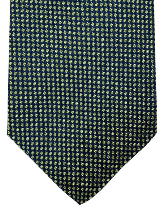Kiton Tie Midnight Blue Green - Sartorial Sevenfold Necktie